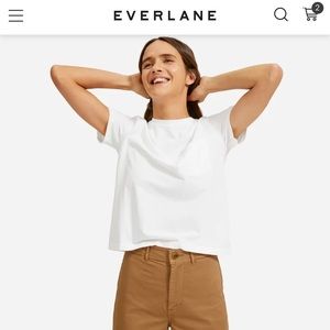 NWT Everlane ReCotton White Tee